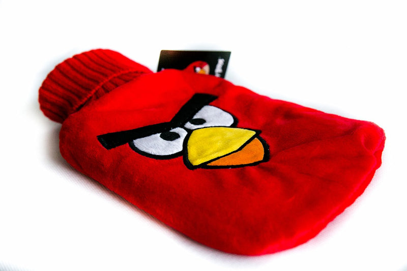 Angry Birds Red Hot Water Bottle and Cover Angry Birds Red Hot water Bottle with cover has 2 litres capacity. It’s a lovely hot water bottle in nice red material with angry bird face embroidered on it. Exclusively Available at Reliance Gifts www.reliancegifts.co.uk