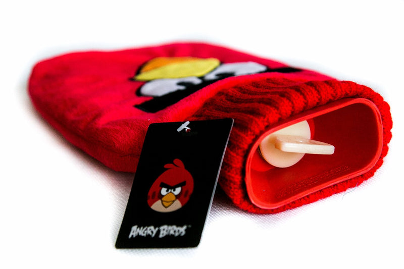 Angry Birds Red Hot Water Bottle and Cover Angry Birds Red Hot water Bottle with cover has 2 litres capacity. It’s a lovely hot water bottle in nice red material with angry bird face embroidered on it. Exclusively Available at Reliance Gifts www.reliancegifts.co.uk