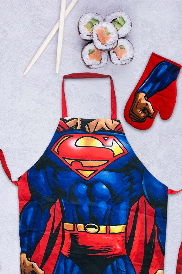 DC Superman Torso Apron and Oven Glove Set