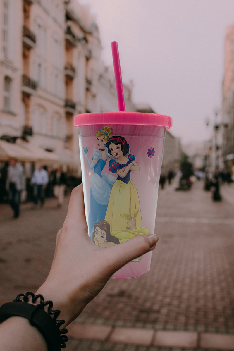Disney Princess Plastic Cup & Lid