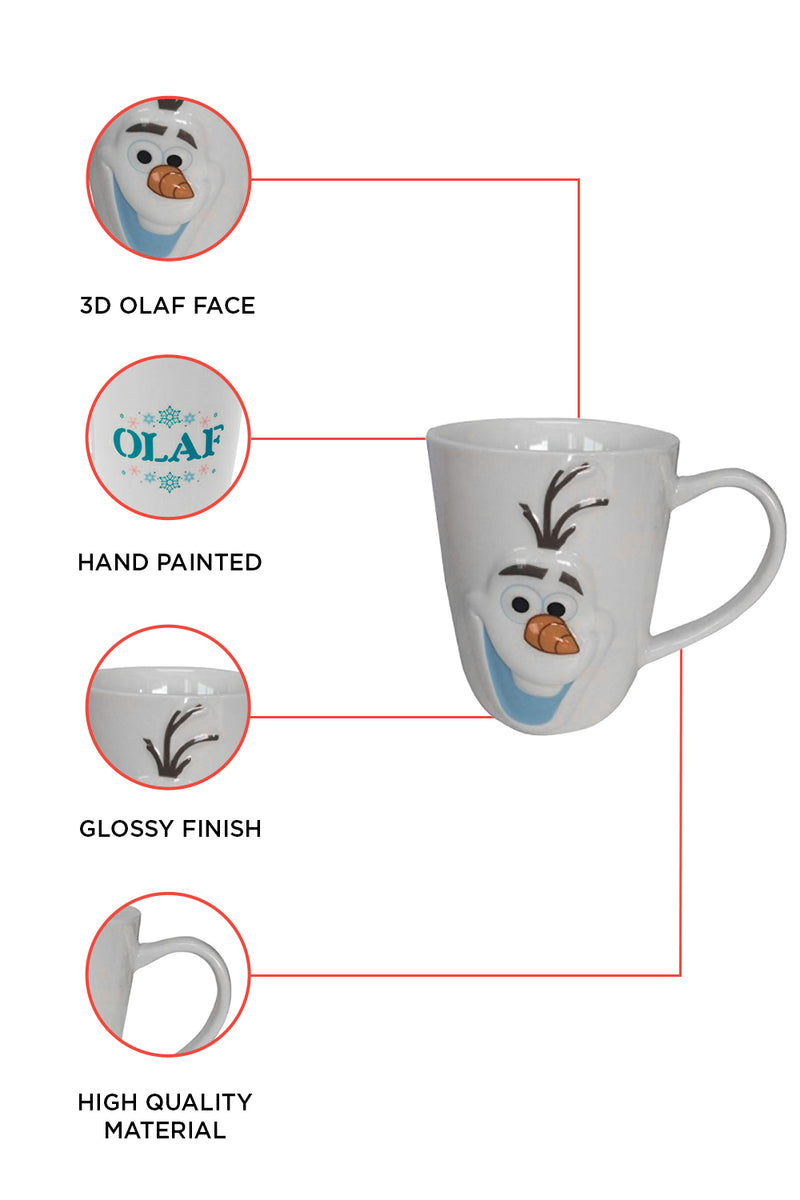 Disney Frozen Mug, 3D Olaf Face