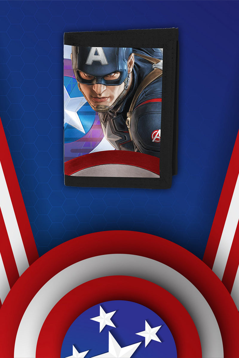 Avengers Marvel Comics Age of Ultron Lenticular 3D Velcro Wallet - Captain America