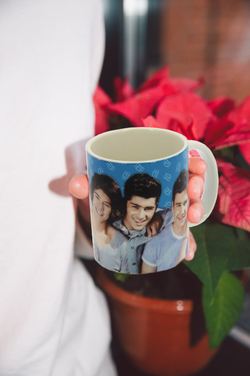 One Direction Blue Ceramic Mug with Gift Box