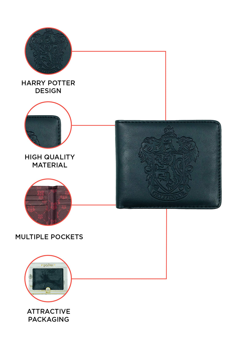 Harry Potter Embossed Gryffindor PU Wallet