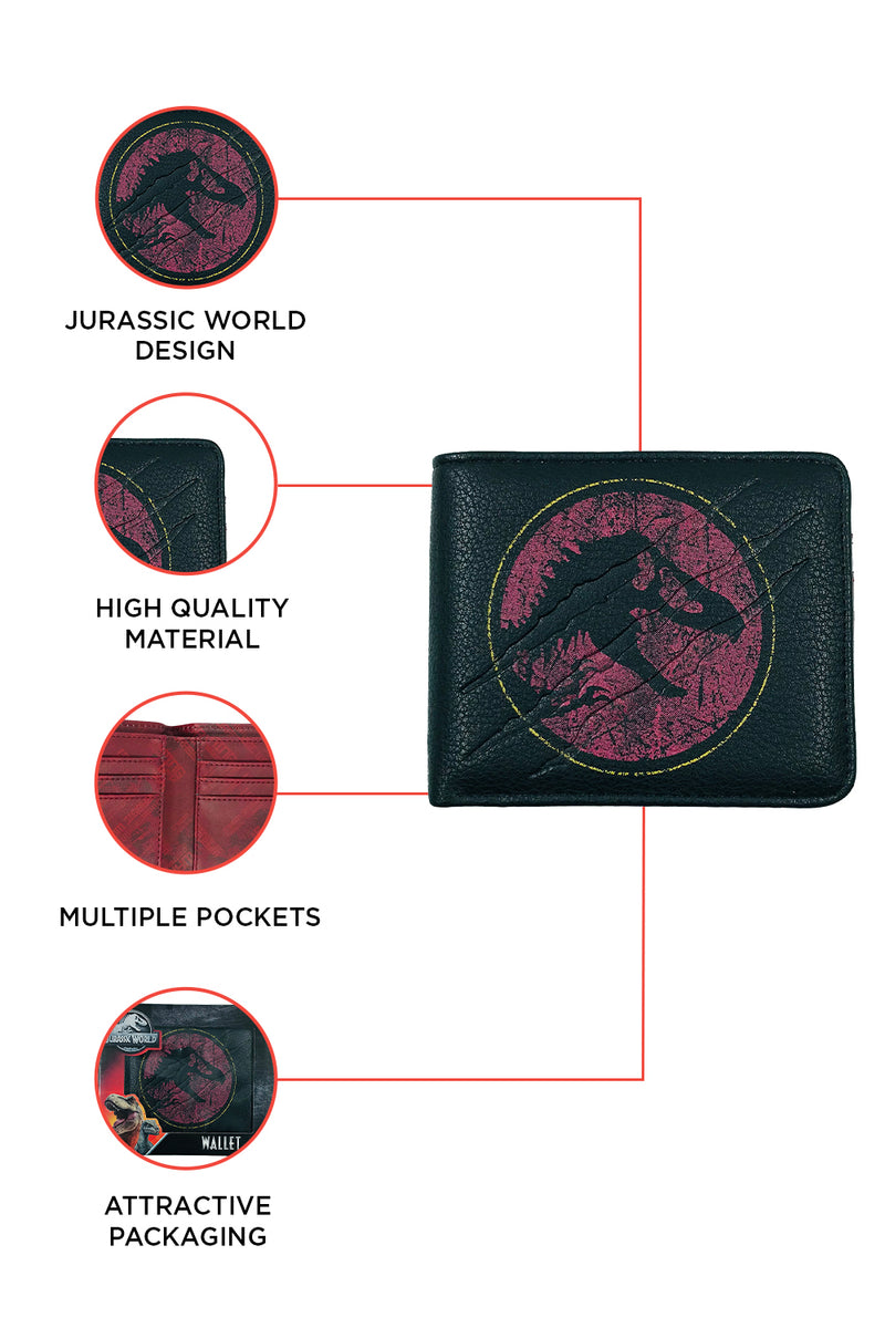 Jurassic World High Aggression Debossed PU Wallet