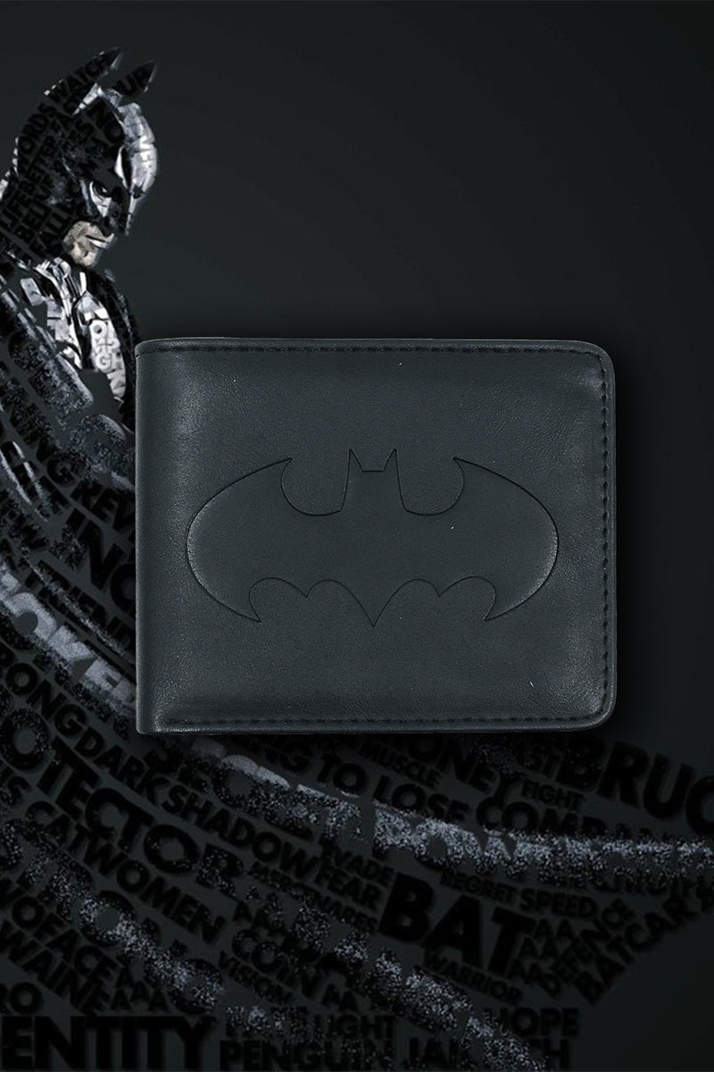 DC  Batman Embossed Inside Print Wallet