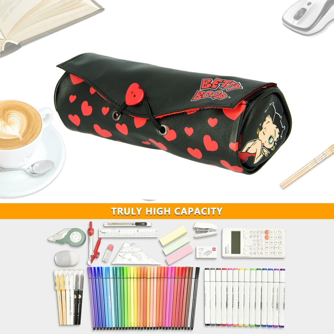 Betty Boop Red Heart Pencil Case