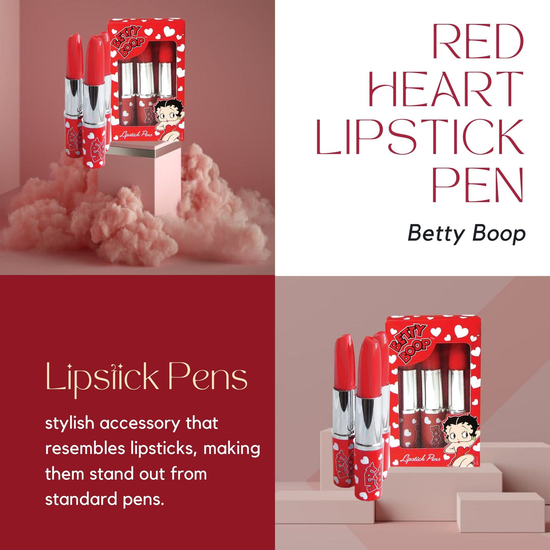 Betty Boop Red Heart Lipstick Pen