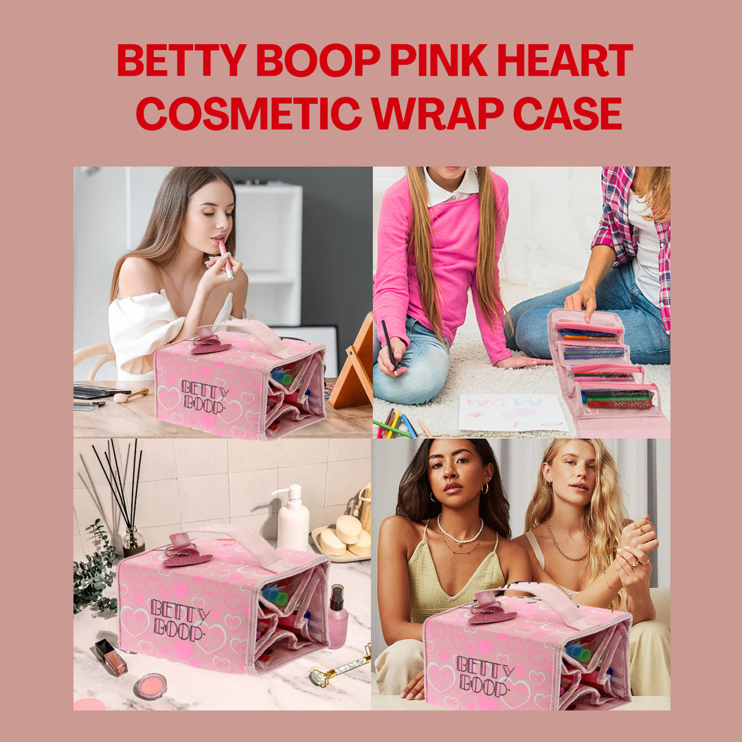 Betty Boop Pink Wrap Case/Pencil case