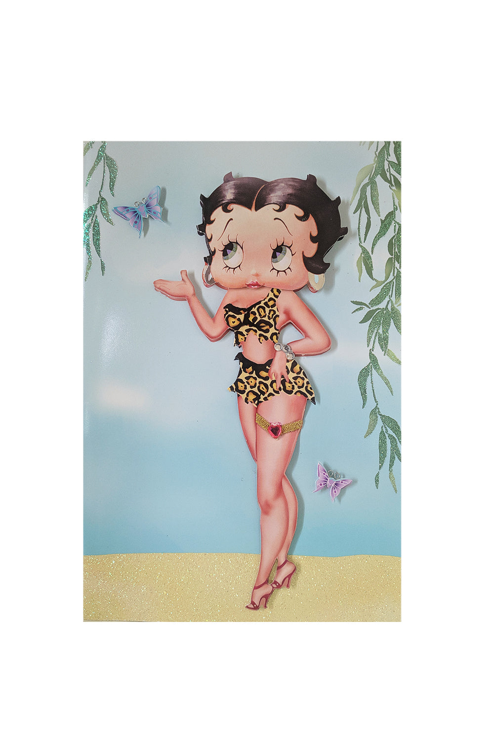 Betty Boop Decoupage Blank Greetings Card (3D)5