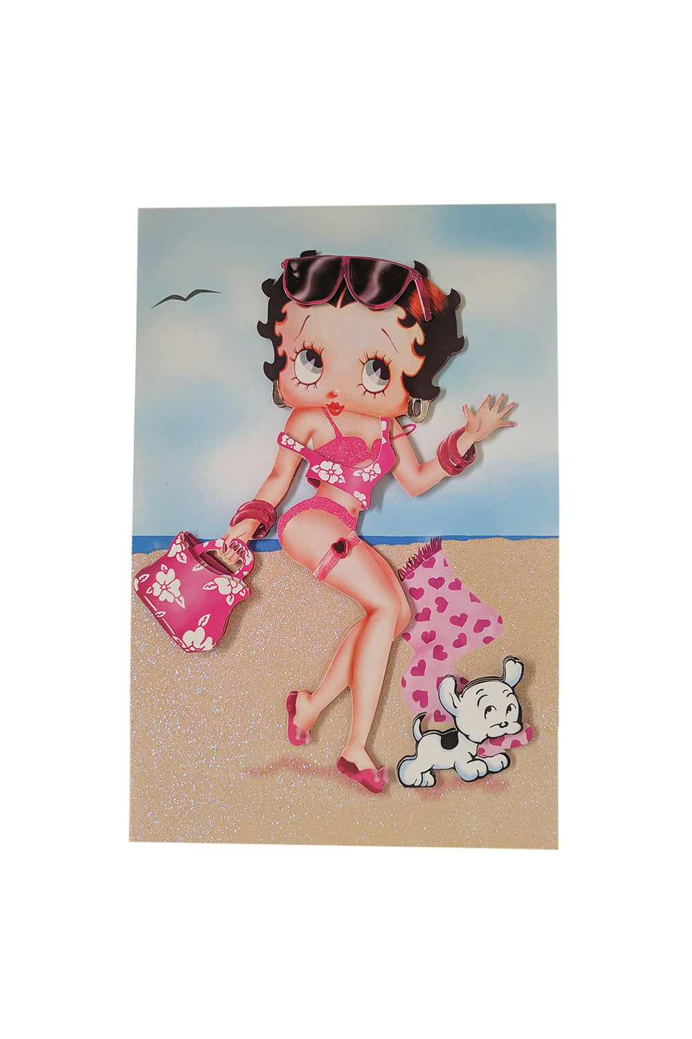 Betty Boop Decoupage Blank Greetings Card (3D)Bad Girl,Beach Babe,Biker