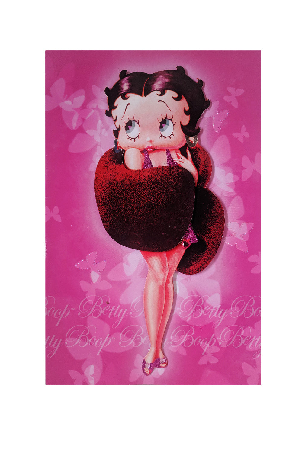 Betty Boop Decoupage Blank Greetings Card (3D)6