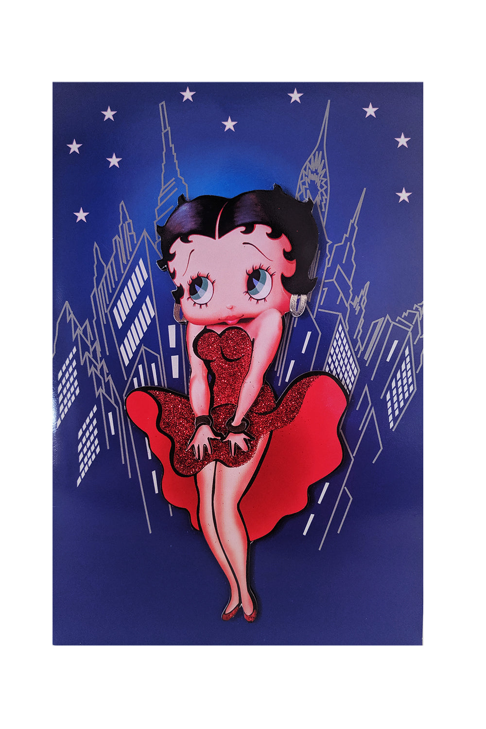 Betty Boop Decoupage Blank Greetings Card (3D)5