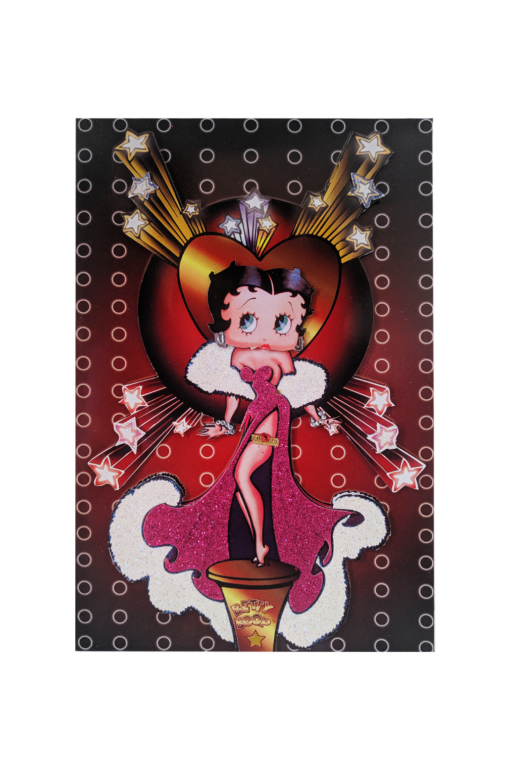 Betty Boop Decoupage Blank Greetings Card (3D)4