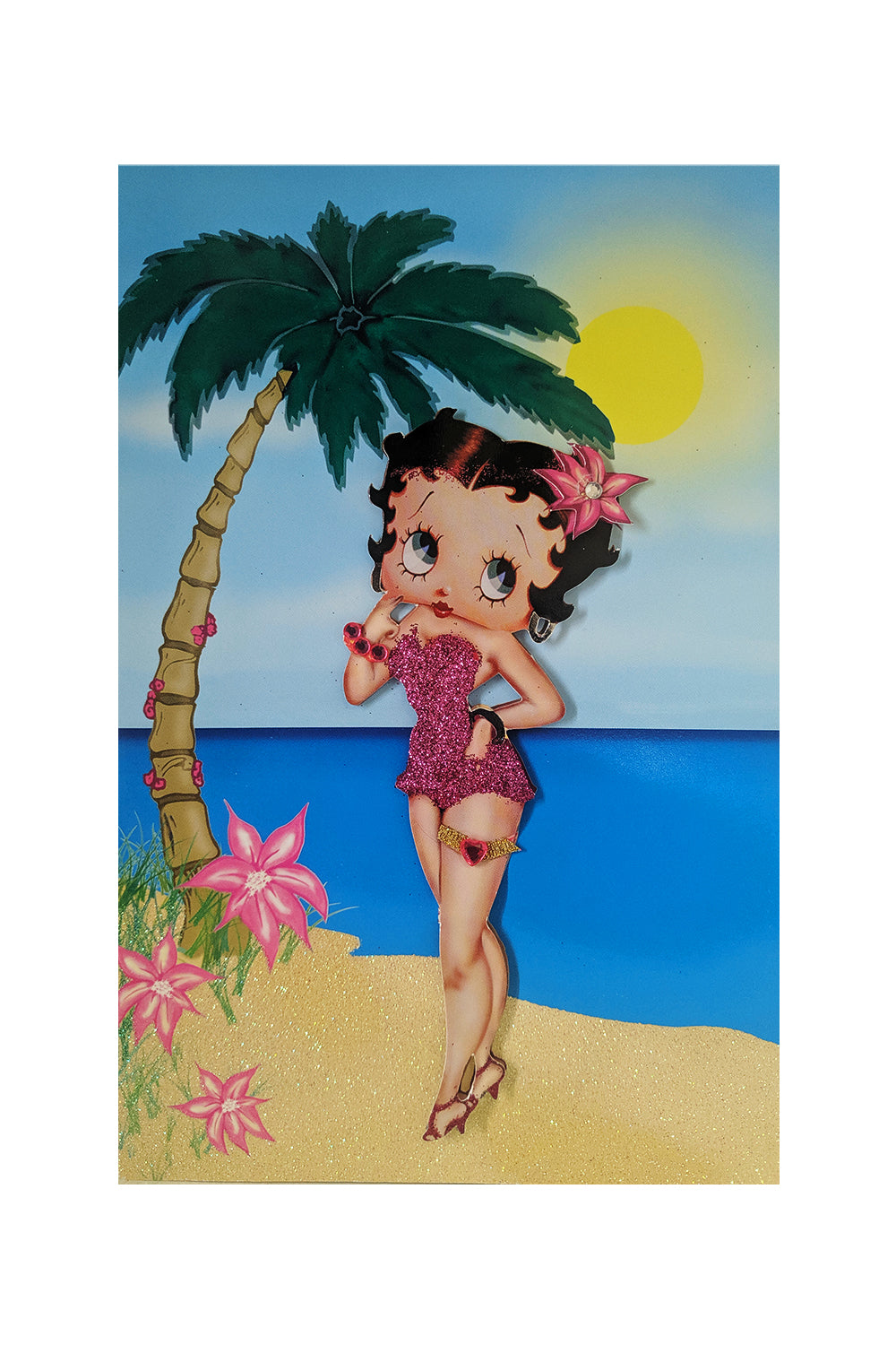 Betty Boop Decoupage Blank Greetings Card (3D)6