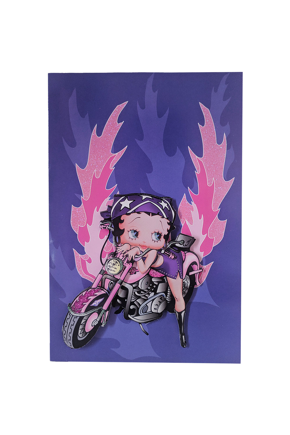 Betty Boop Decoupage Blank Greetings Card (3D)Bad Girl,Beach Babe,Biker