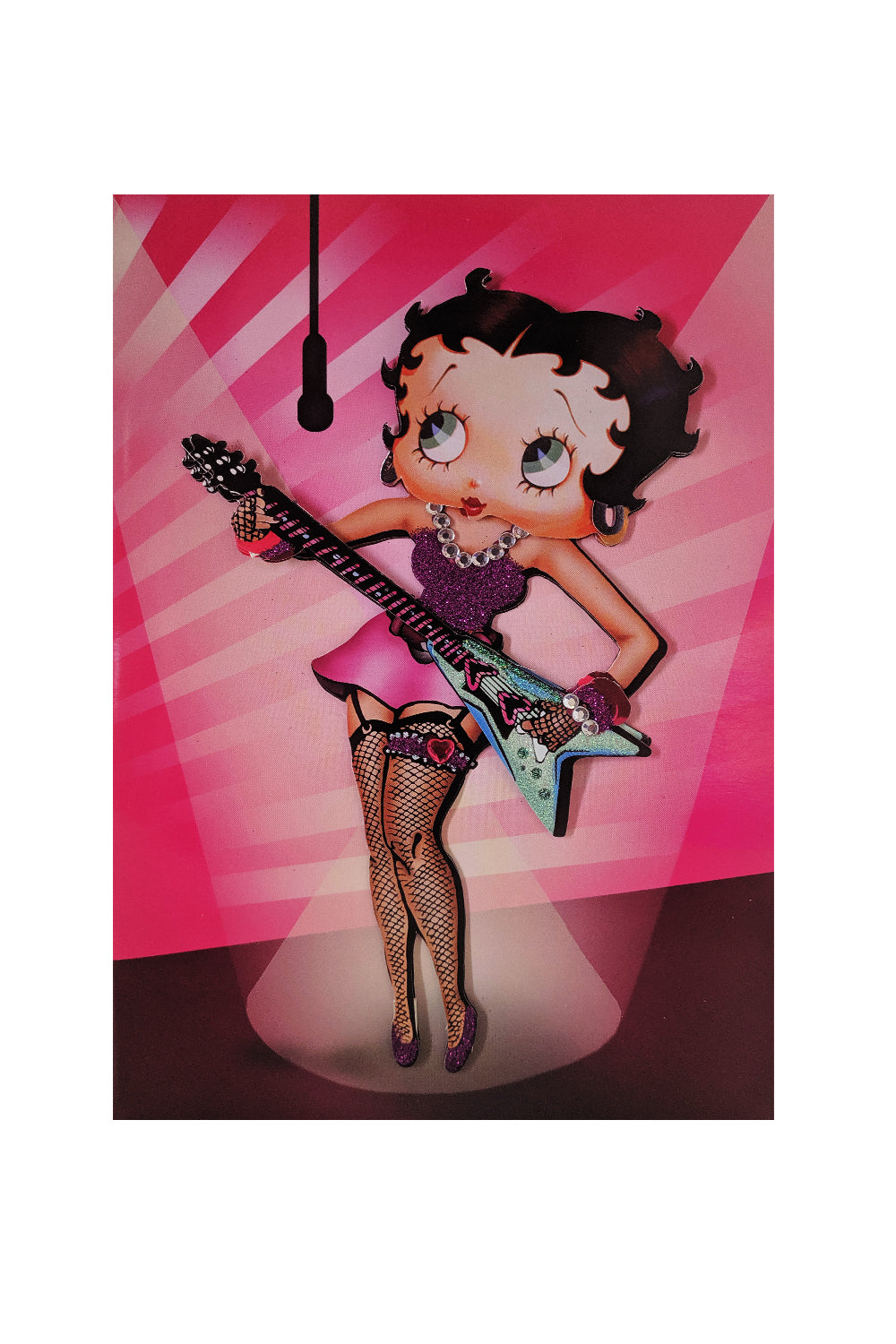 Betty Boop Decoupage Blank Greetings Card (3D)6