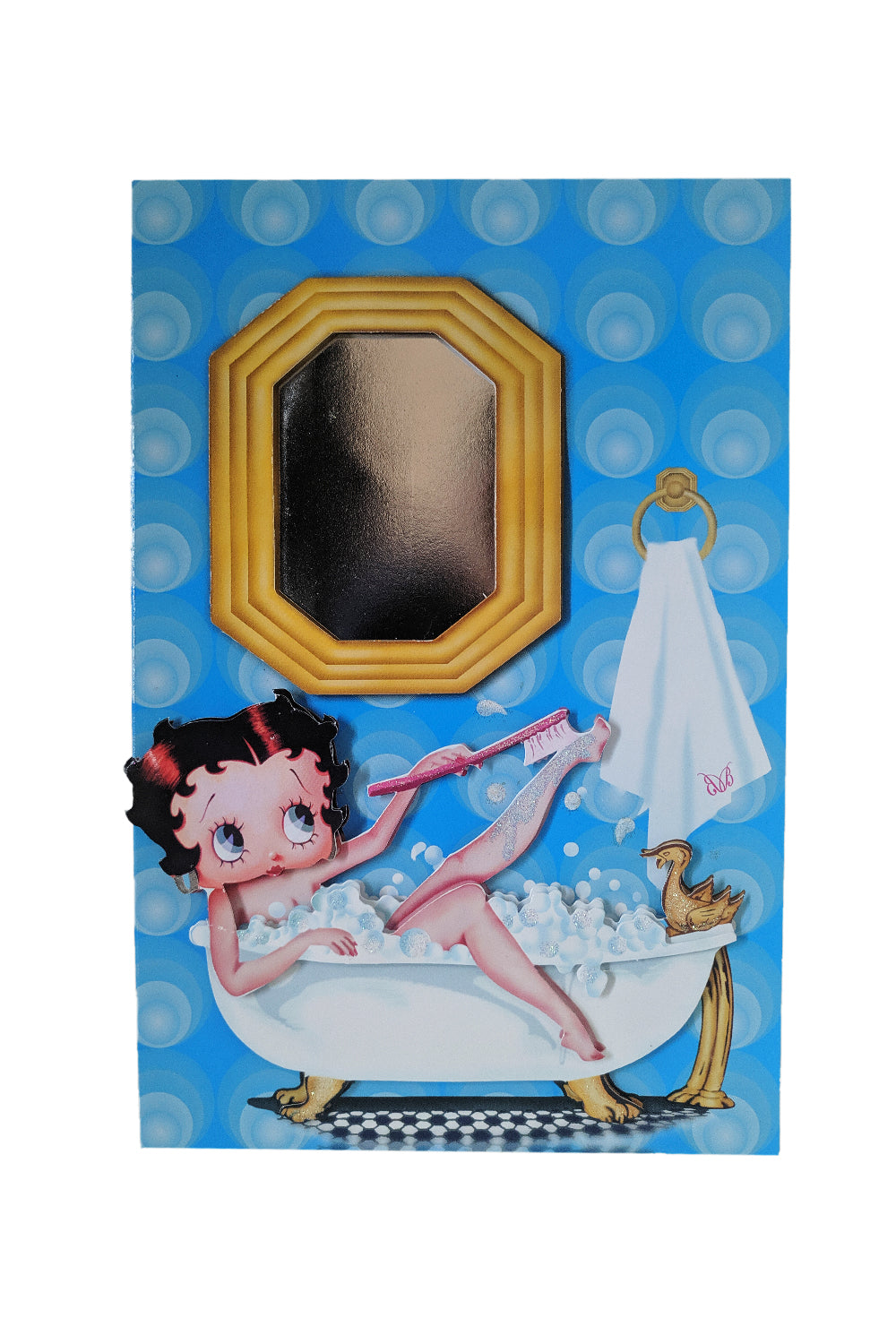 Betty Boop Decoupage Blank Greetings Card (3D)2