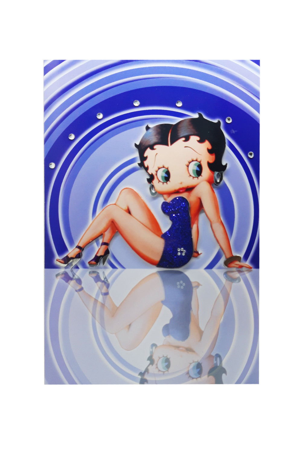 Betty Boop Decoupage Blank Greetings Card (3D)4