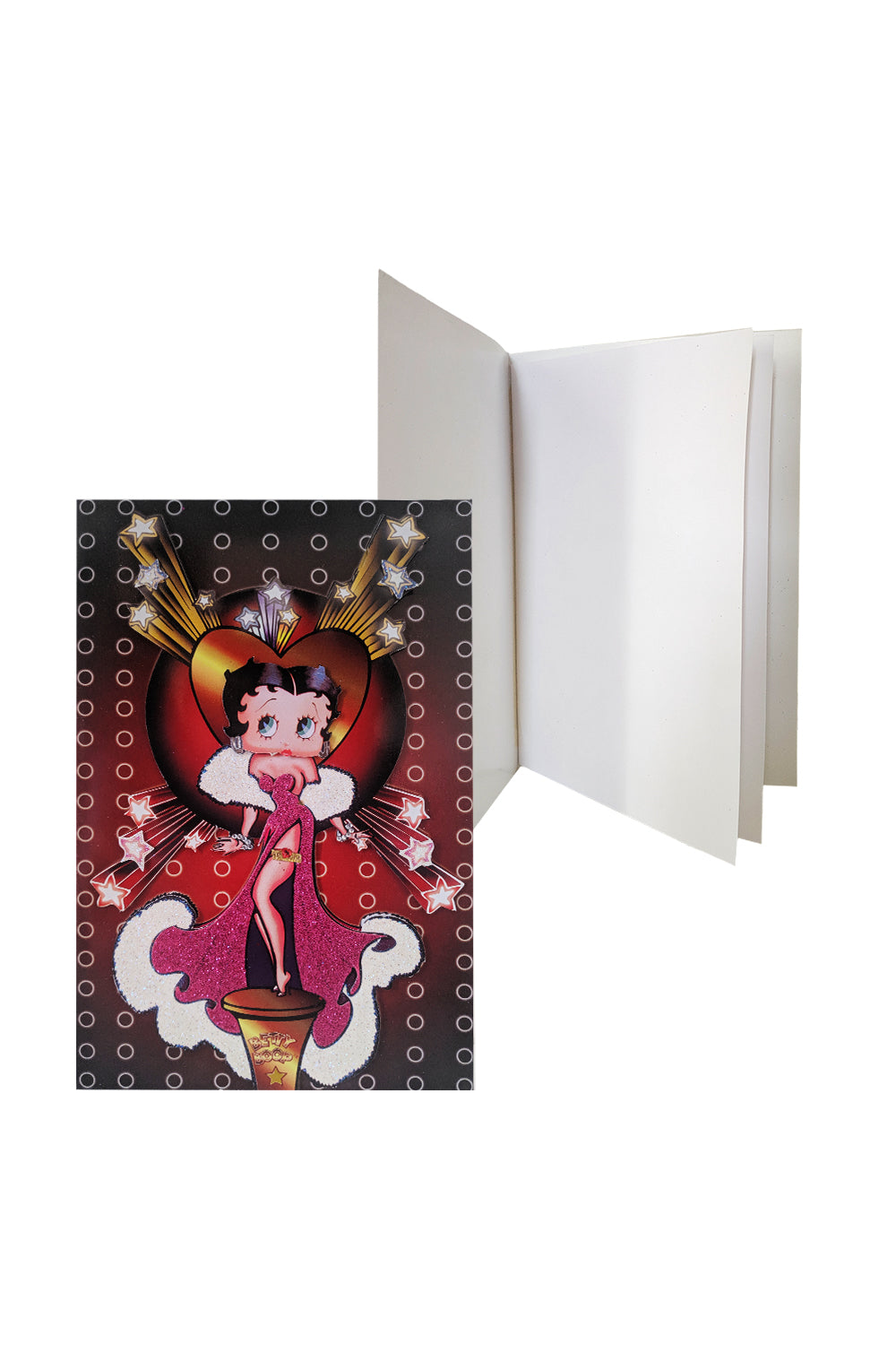 Betty Boop Decoupage Blank Greetings Card (3D)4