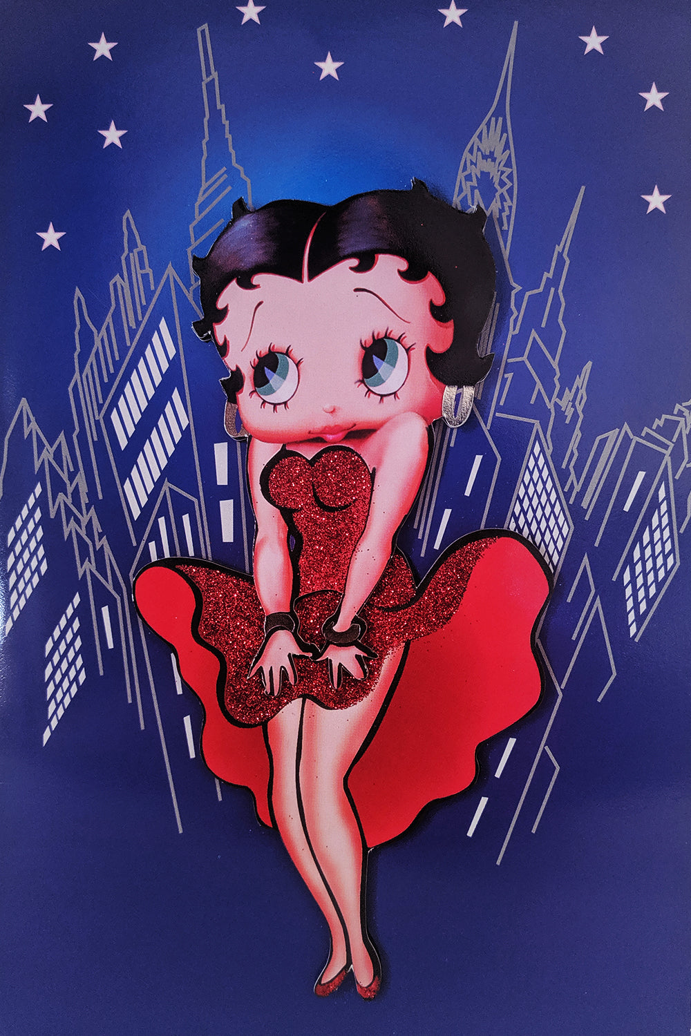 Betty Boop Decoupage Blank Greetings Card (3D)5