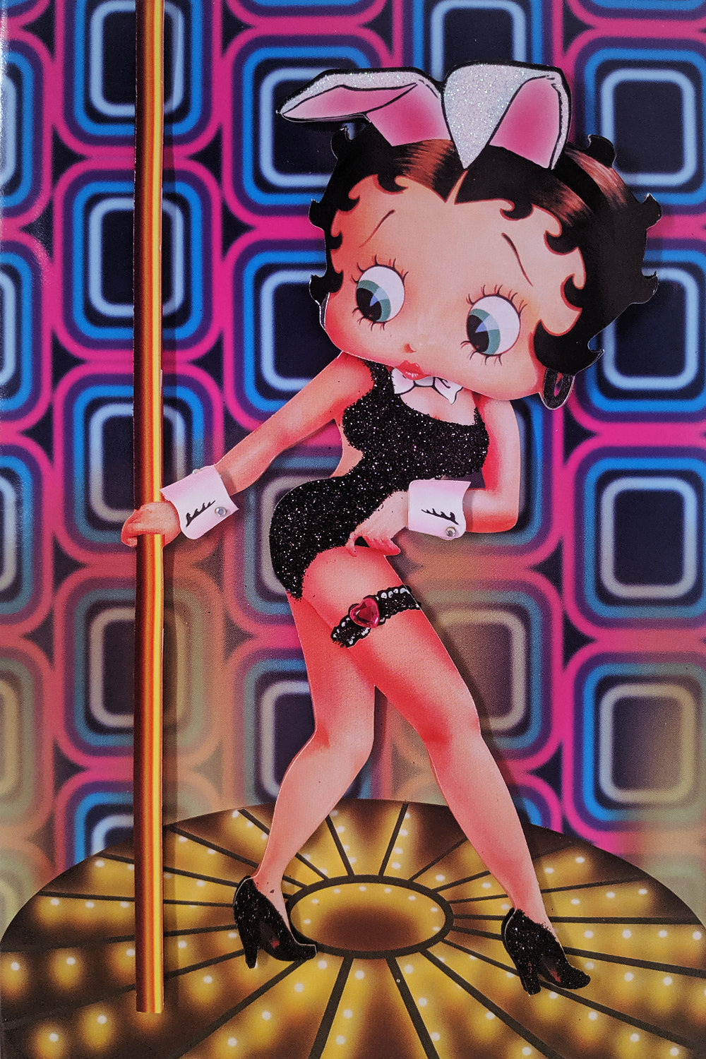 Betty Boop Decoupage Blank Greetings Card (3D)2