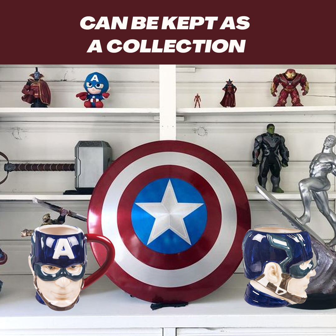 Marvel Ceramic Captain America 3D Mug