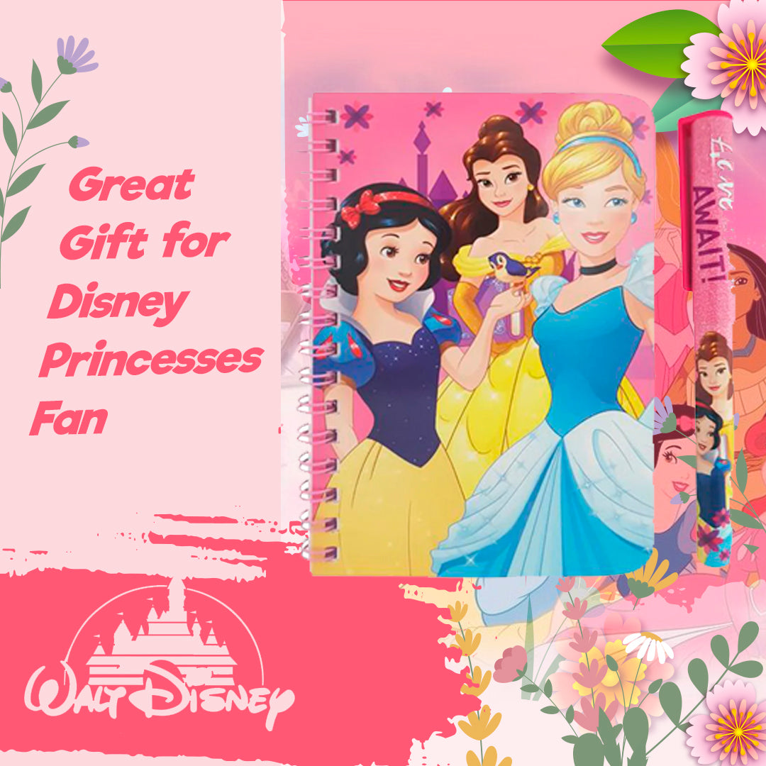 Disney Princess Notepad & Pen A6