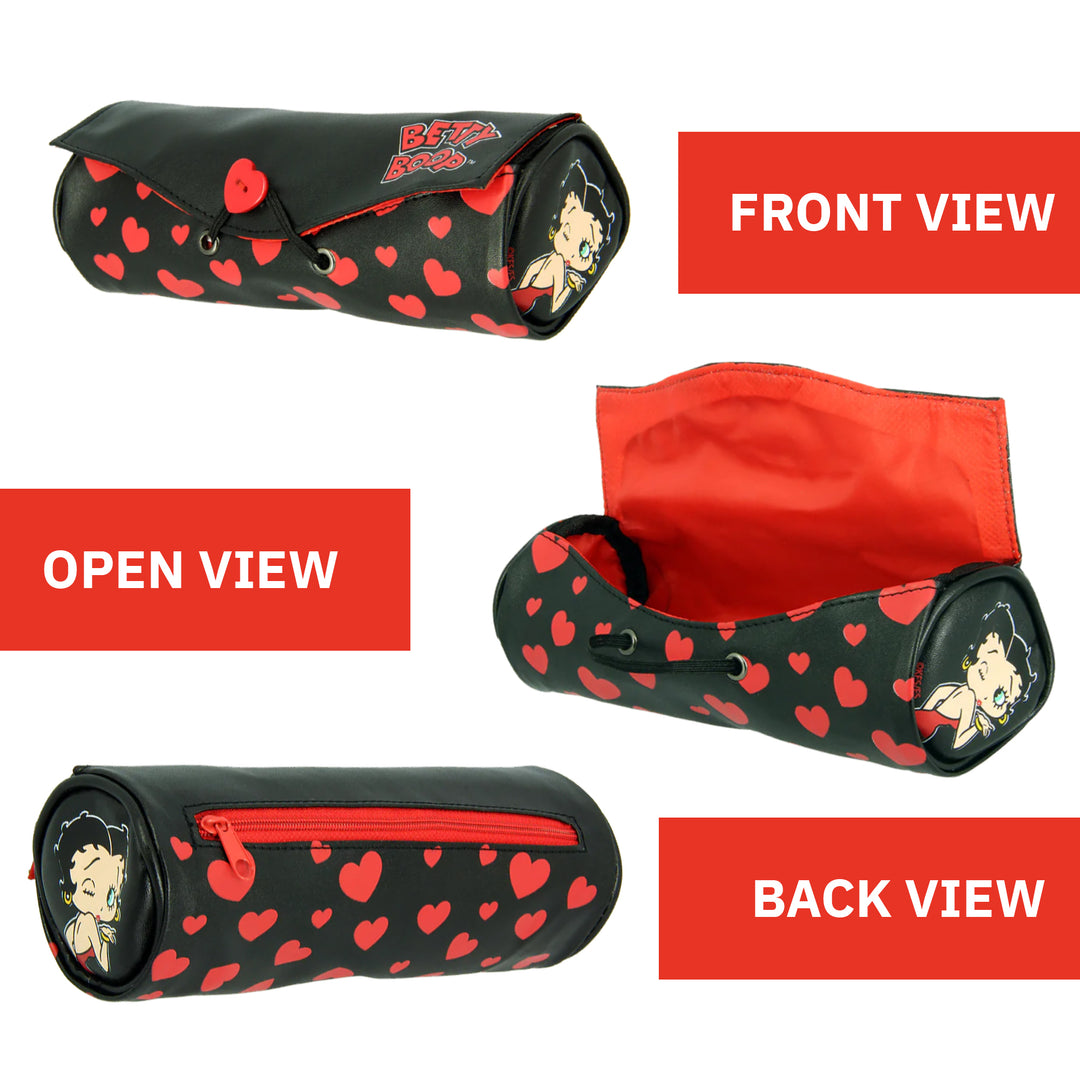 Betty Boop Red Heart Pencil Case