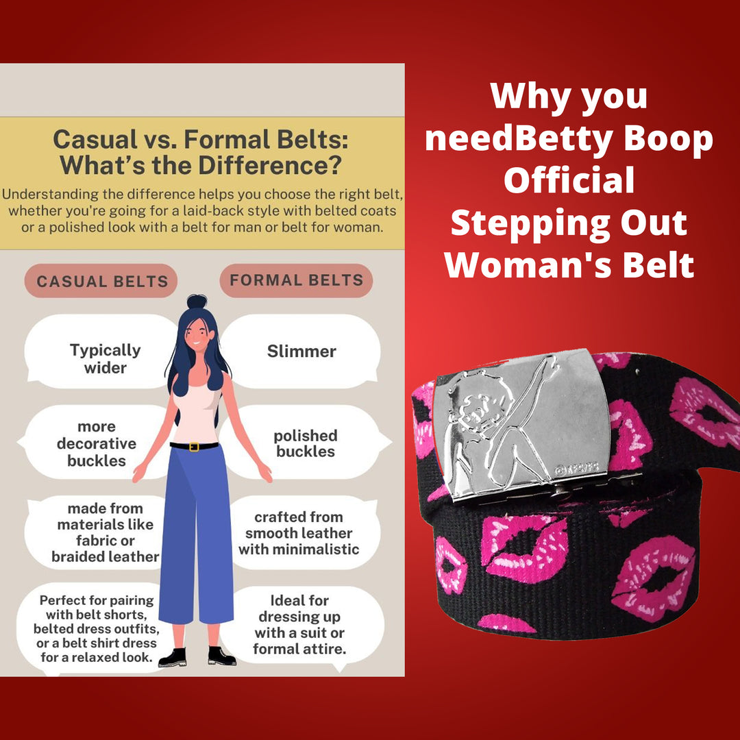 Betty Boop Official Stepping Out Woman's Belt