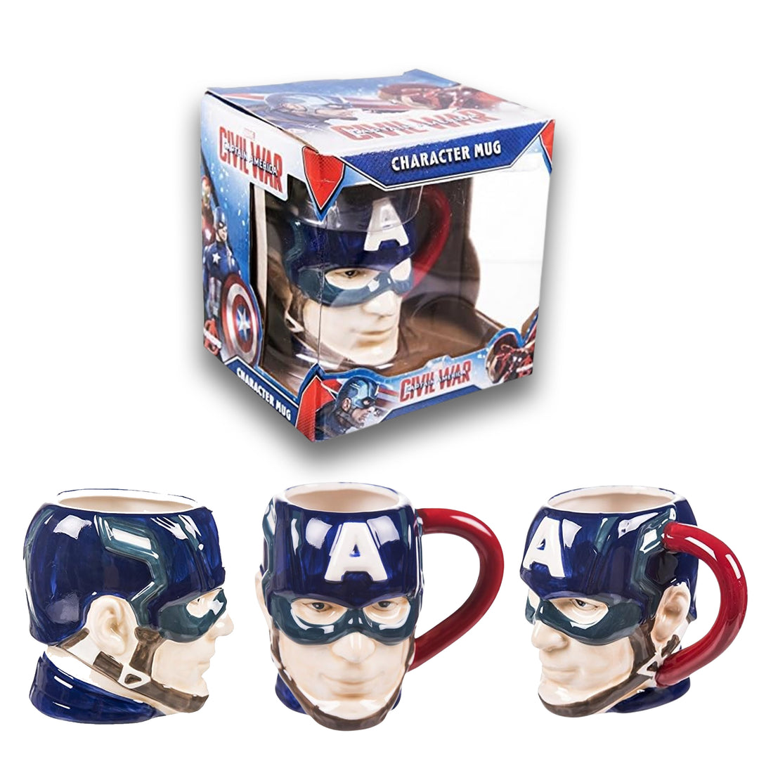 Marvel Ceramic Captain America 3D Mug