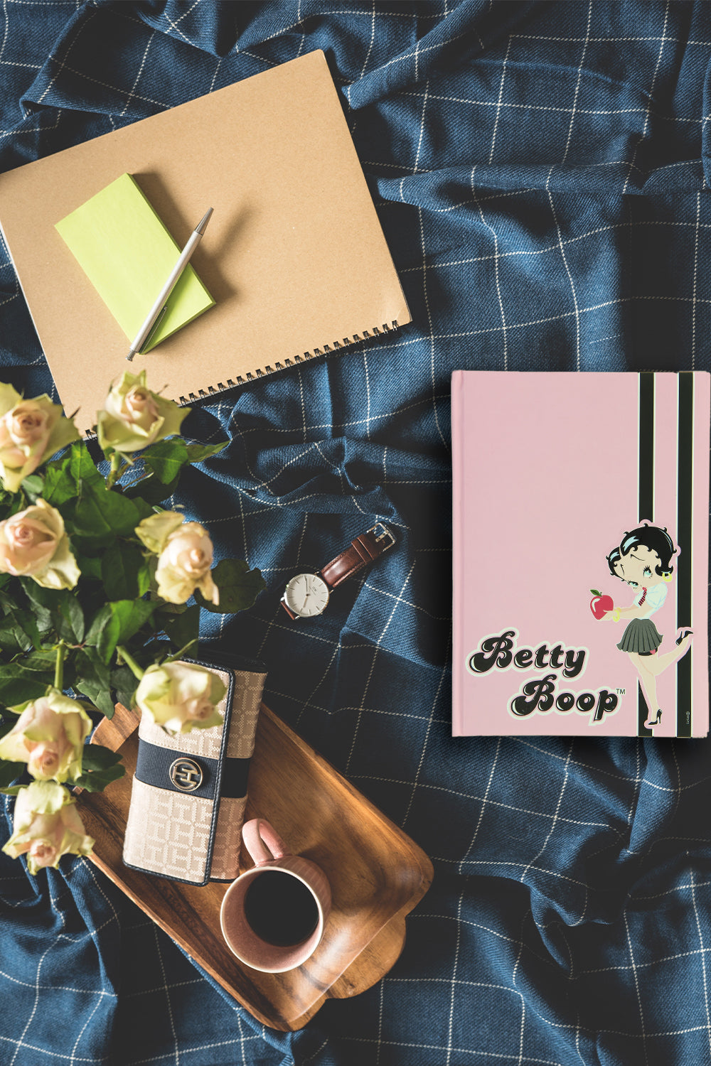 Betty Boop A5 (9X6) Spiral Notebook –Journal