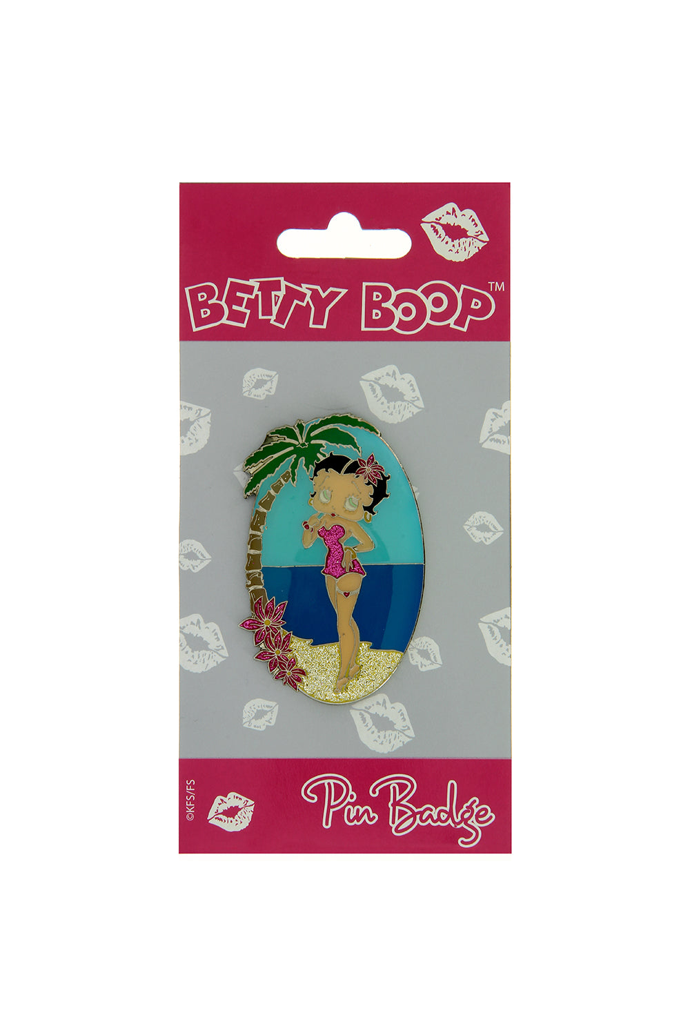 Betty Boop Lapel Pin(Paradise,Swimsuit)