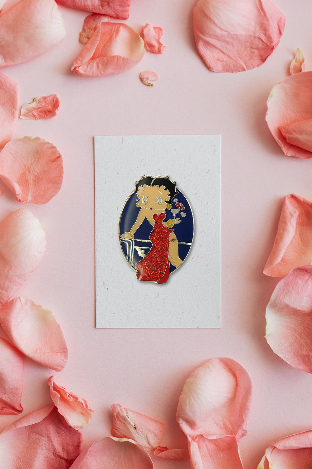 Betty Boop Lapel Pin(Champagne, Cocktail, Cowgirl)