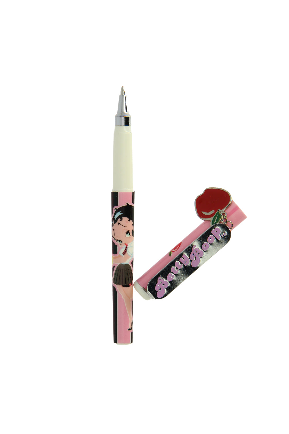 Betty Boop School Girl Retro Apple Charm Pen