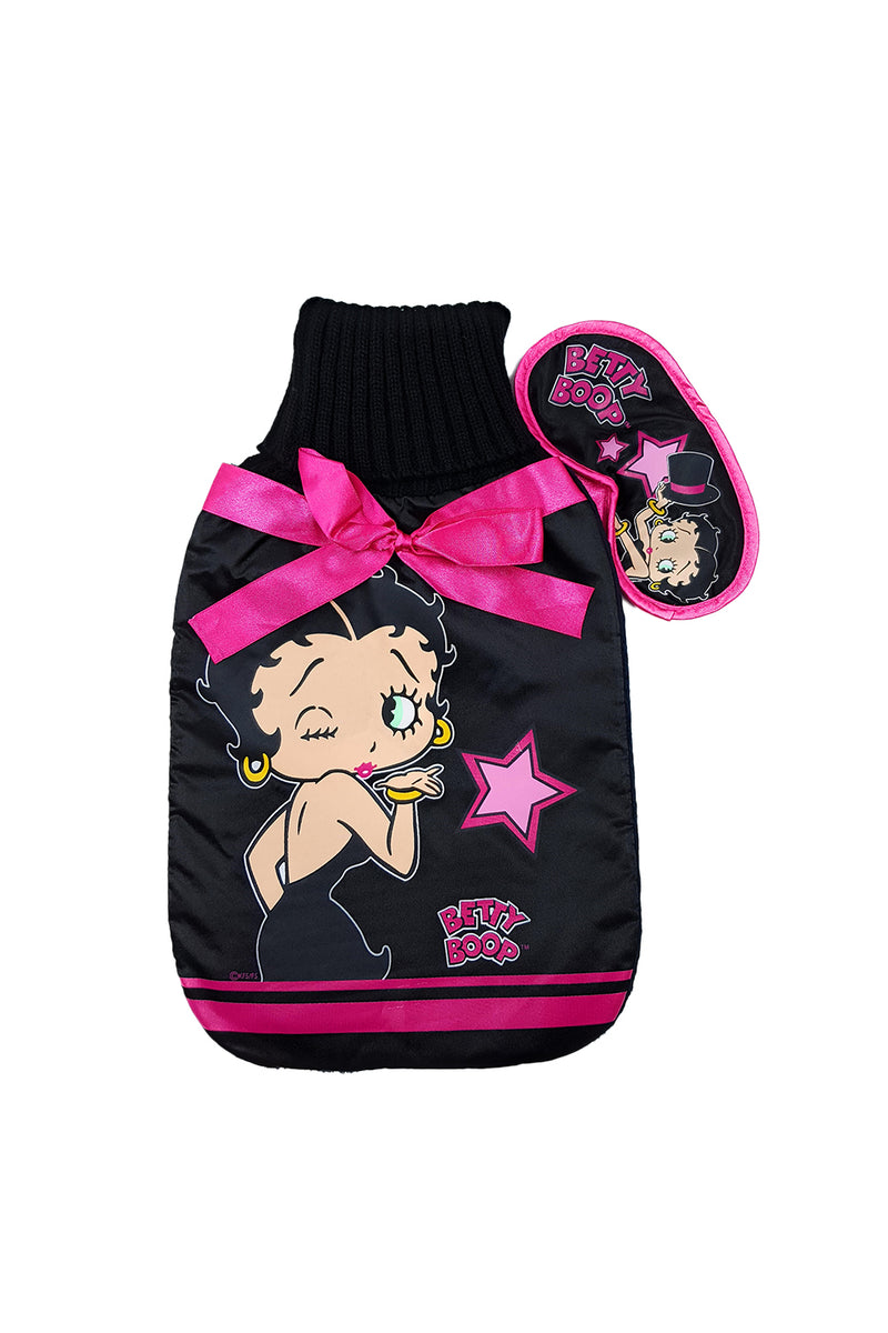 Betty Boop Hot Water Bottle and Eye Mask Set