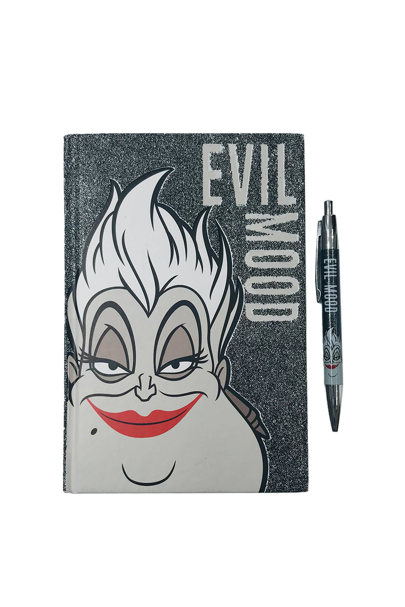Disney Ursula Evil Mood Notebook & Pen