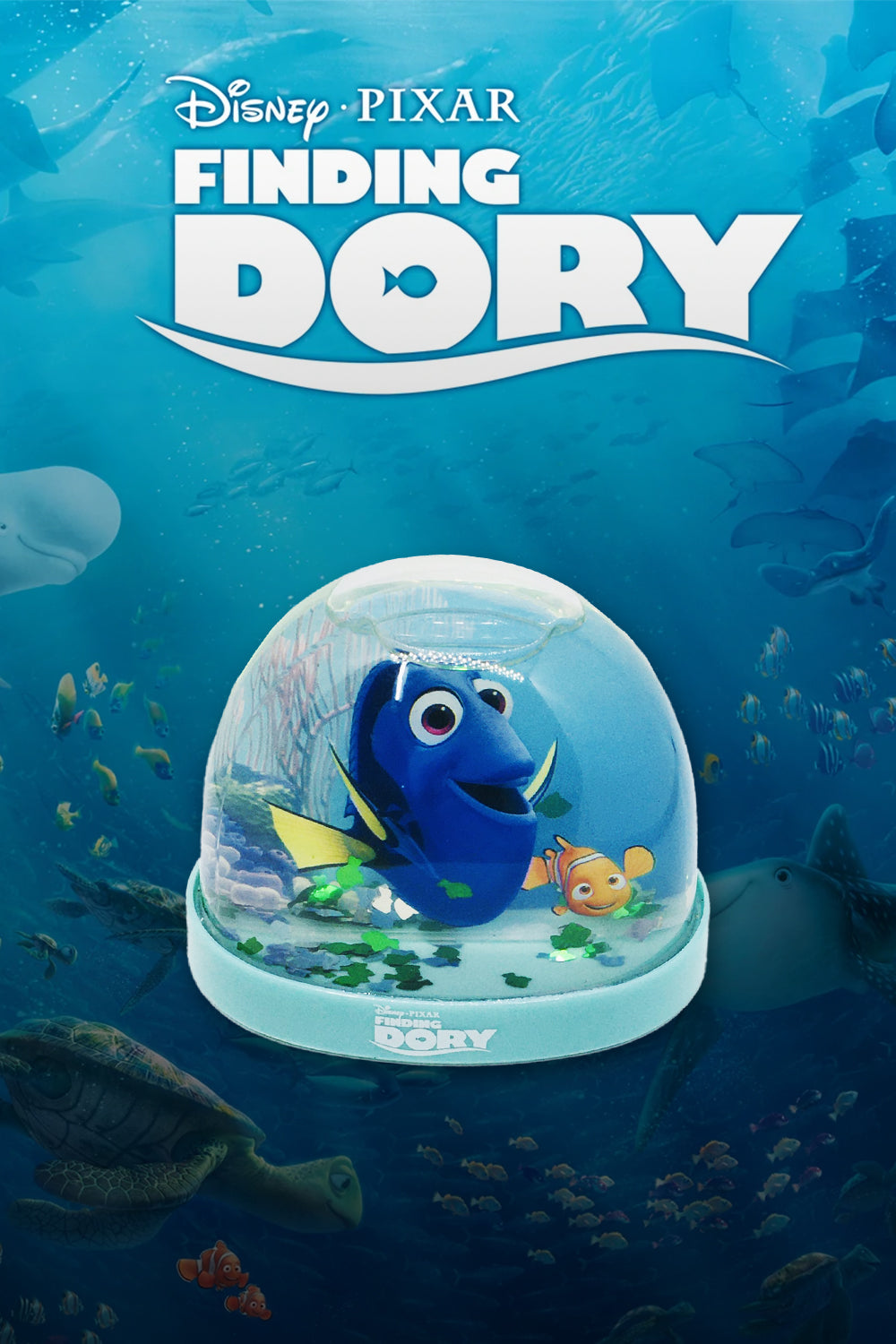 Disney Dory Snow Globe and Keyring Gift Set