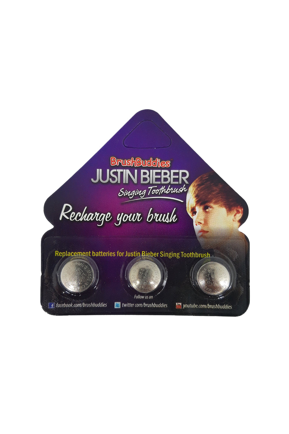 Brush Buddies Justin Bieber Singing Toothbrush Replacement Batteries