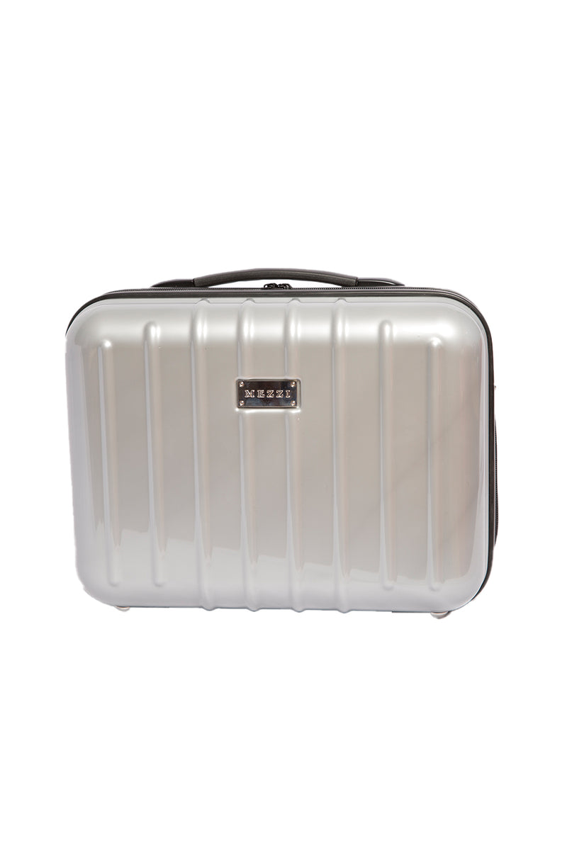 Mezzi Silver Lightweight, Portable,  Protective & Durable POLYCARBONATE Holdall, Dent and Scratch Proof Abs Plastic Multipurpose
