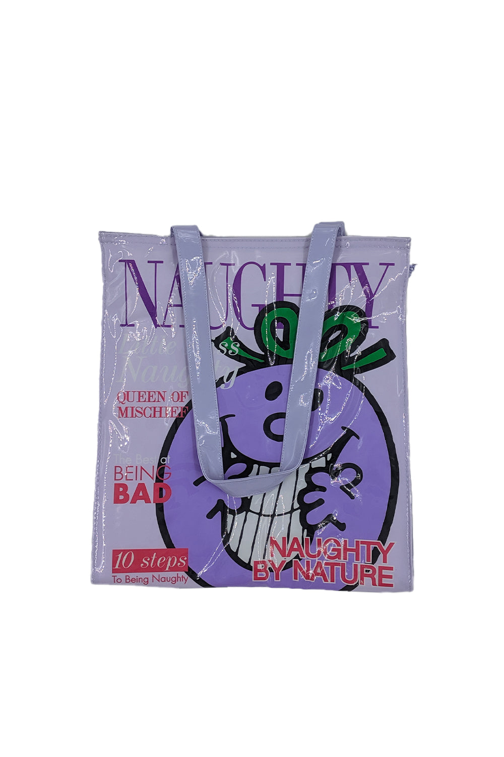 Little Miss Naughty Plastic Tote Shopper Bag