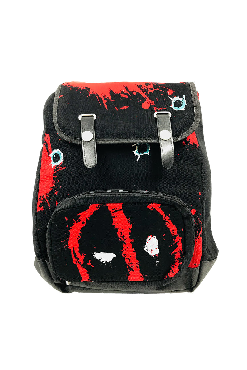 Marvel Deadpool Twelve Bullets Canvas Backpack