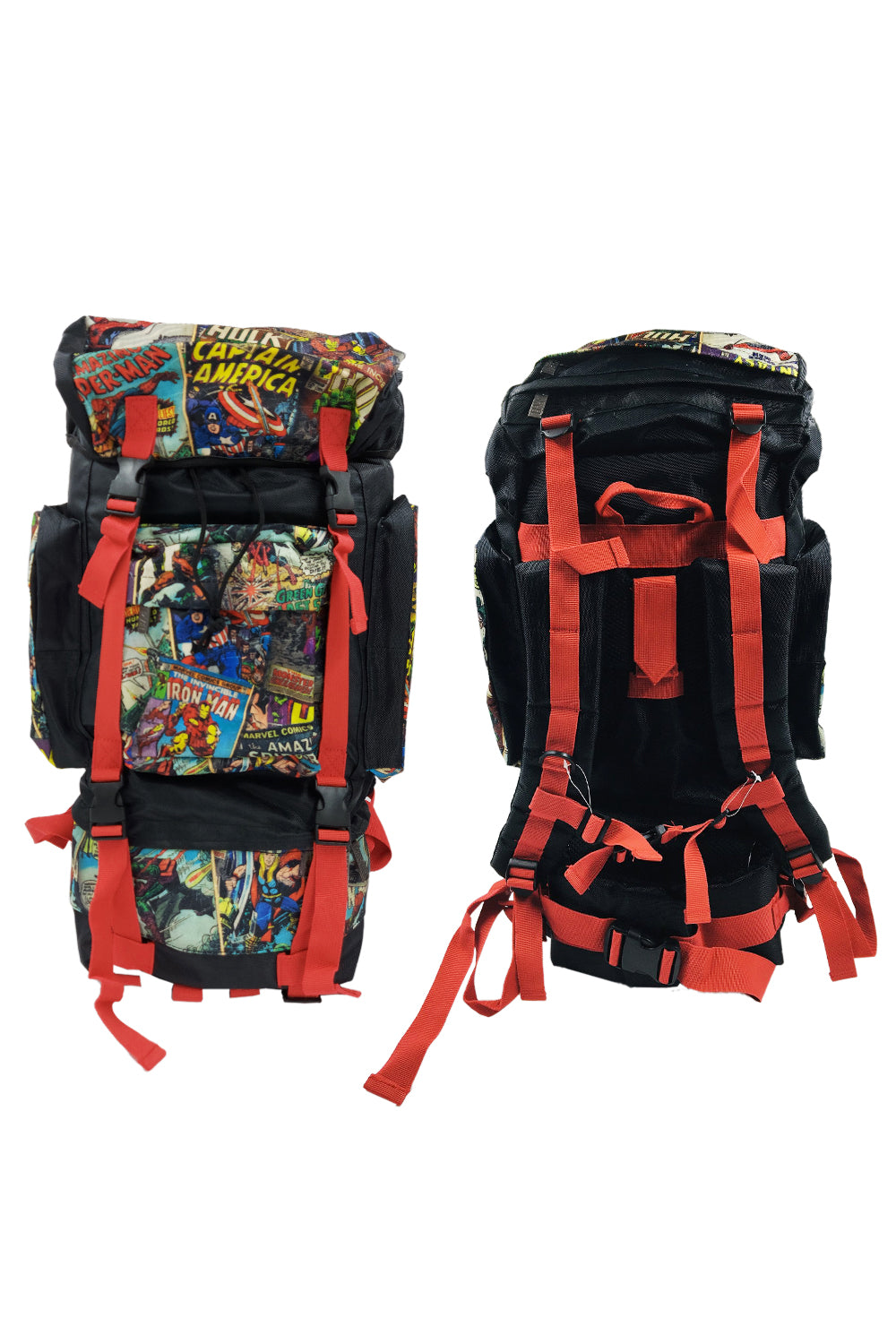 Marvel Retro Comic Red Camping Back Pack