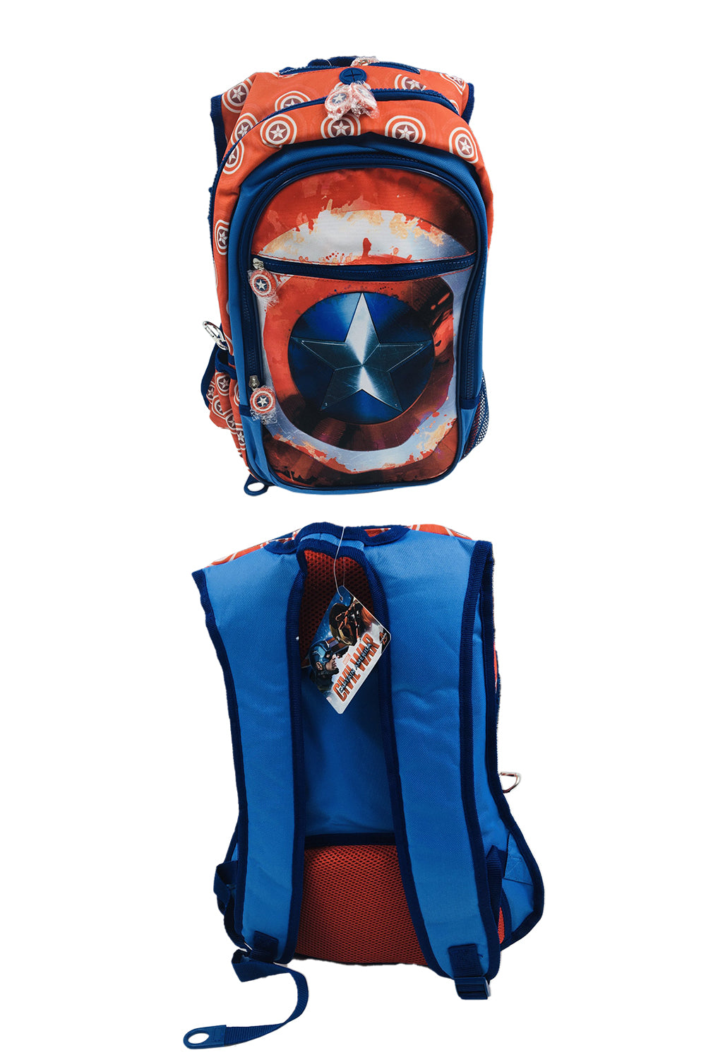 Marvel Civil War Captain America Shield Midi Backpack