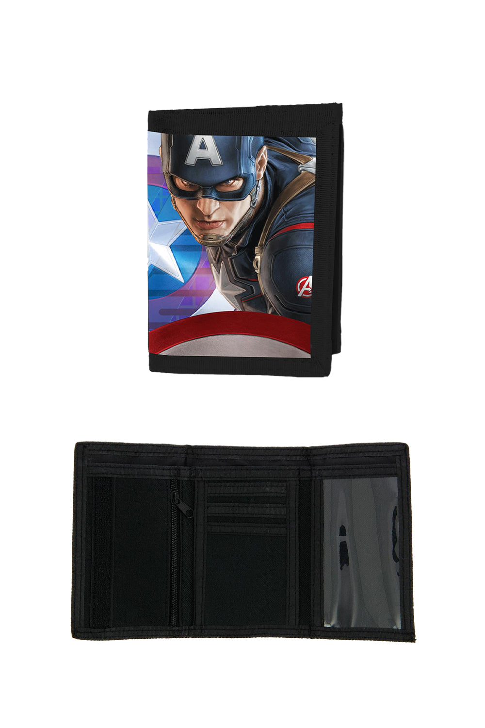 Avengers Marvel Comics Age of Ultron Lenticular 3D Velcro Wallet - Captain America