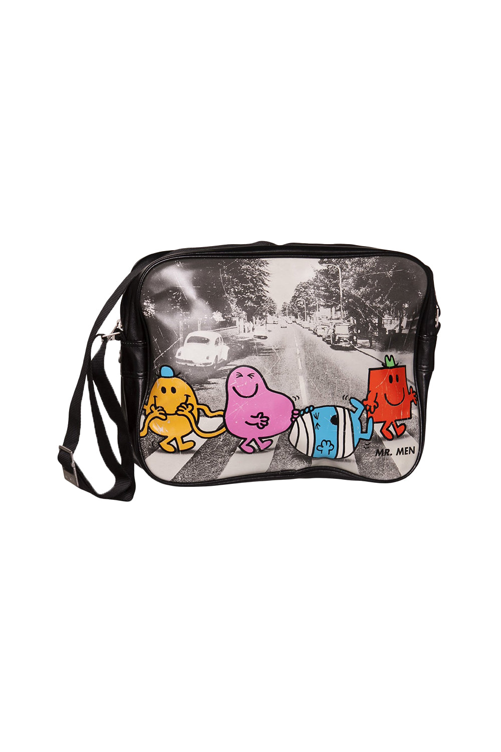 Mr. Men Vintage messenger Bag/Abbey Road Messenger Bag