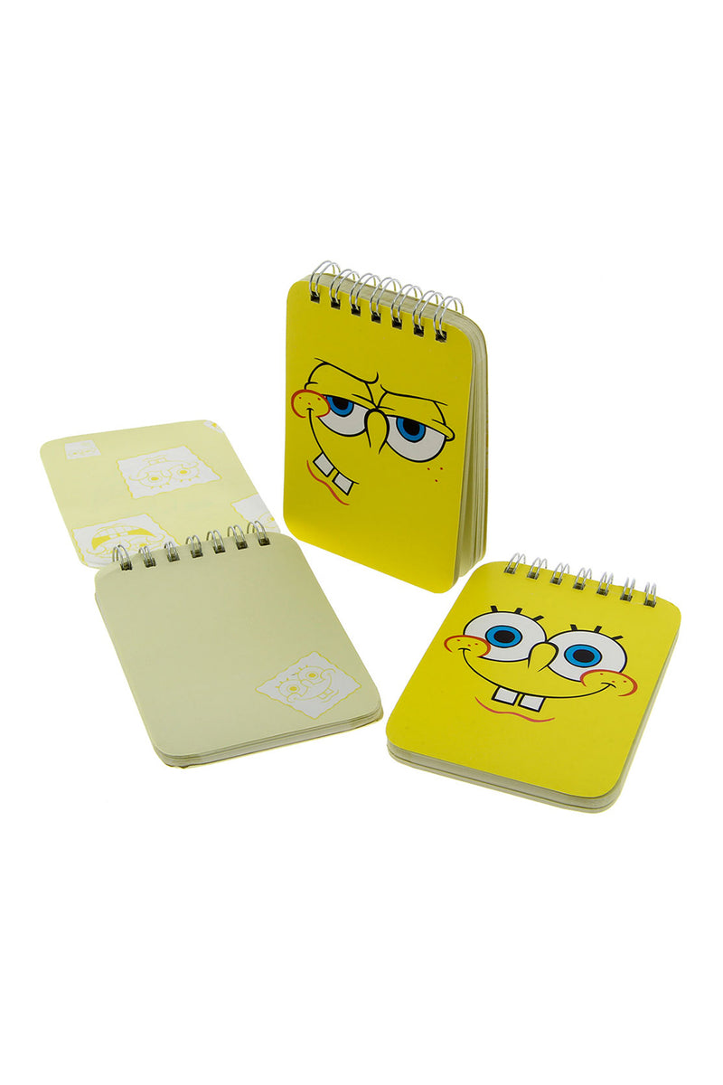 SpongeBob square pants writing pad set (Grumpy, Blushing and Happy Face)