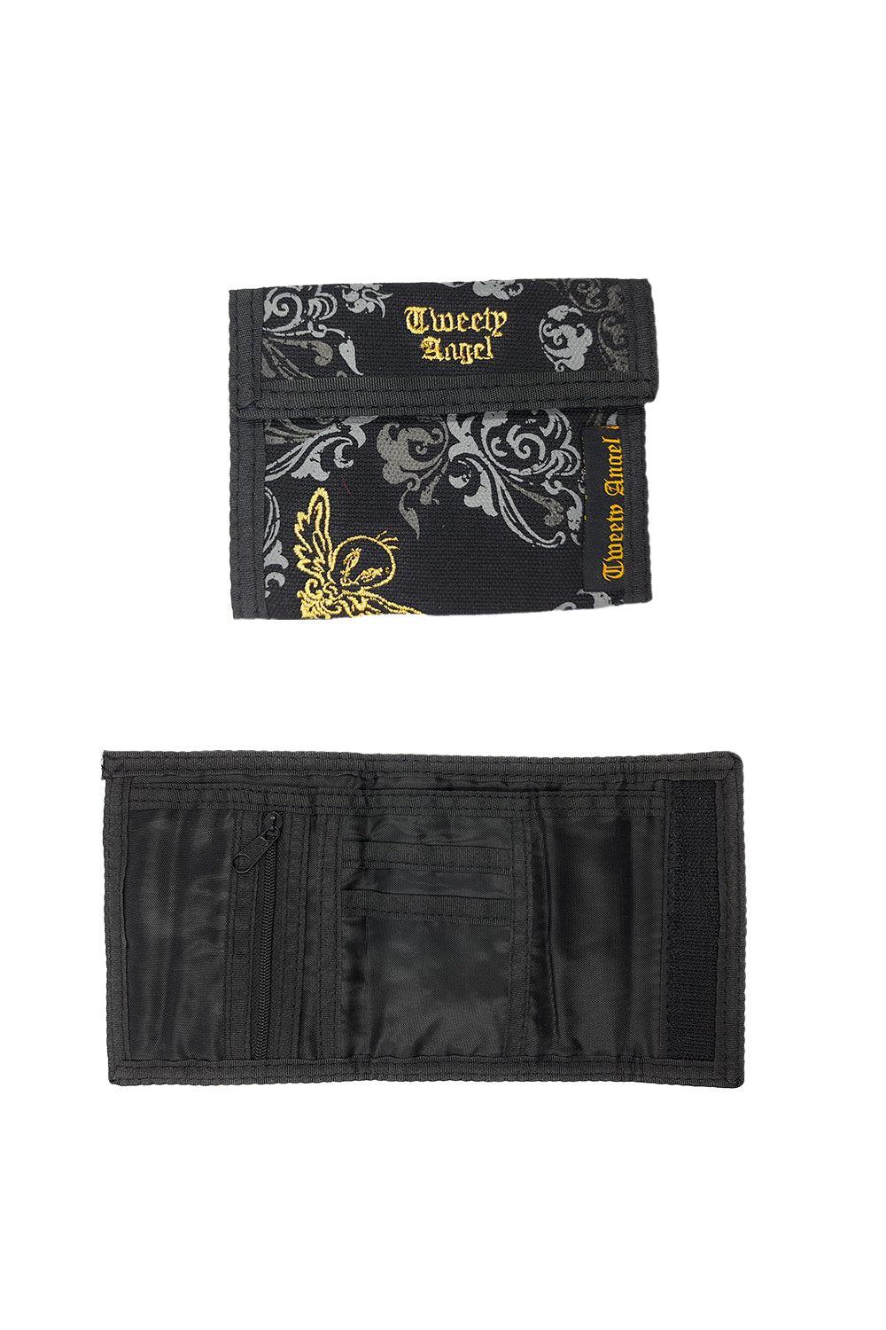 Tweety Angel Black Velcro Wallet