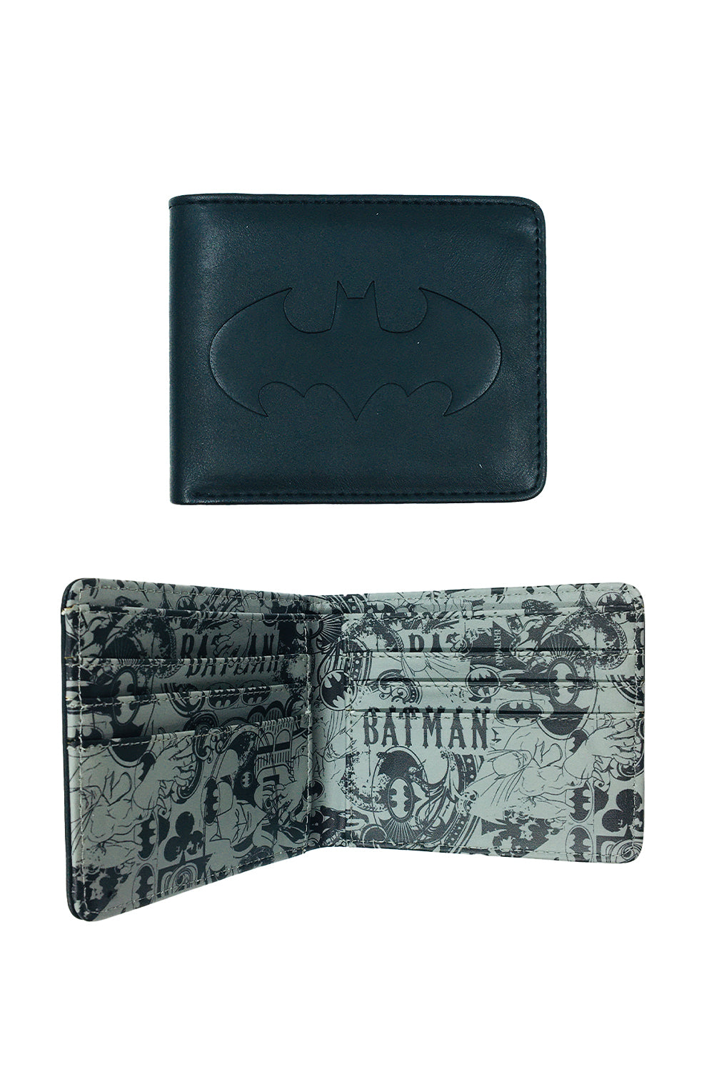 DC  Batman Embossed Inside Print Wallet