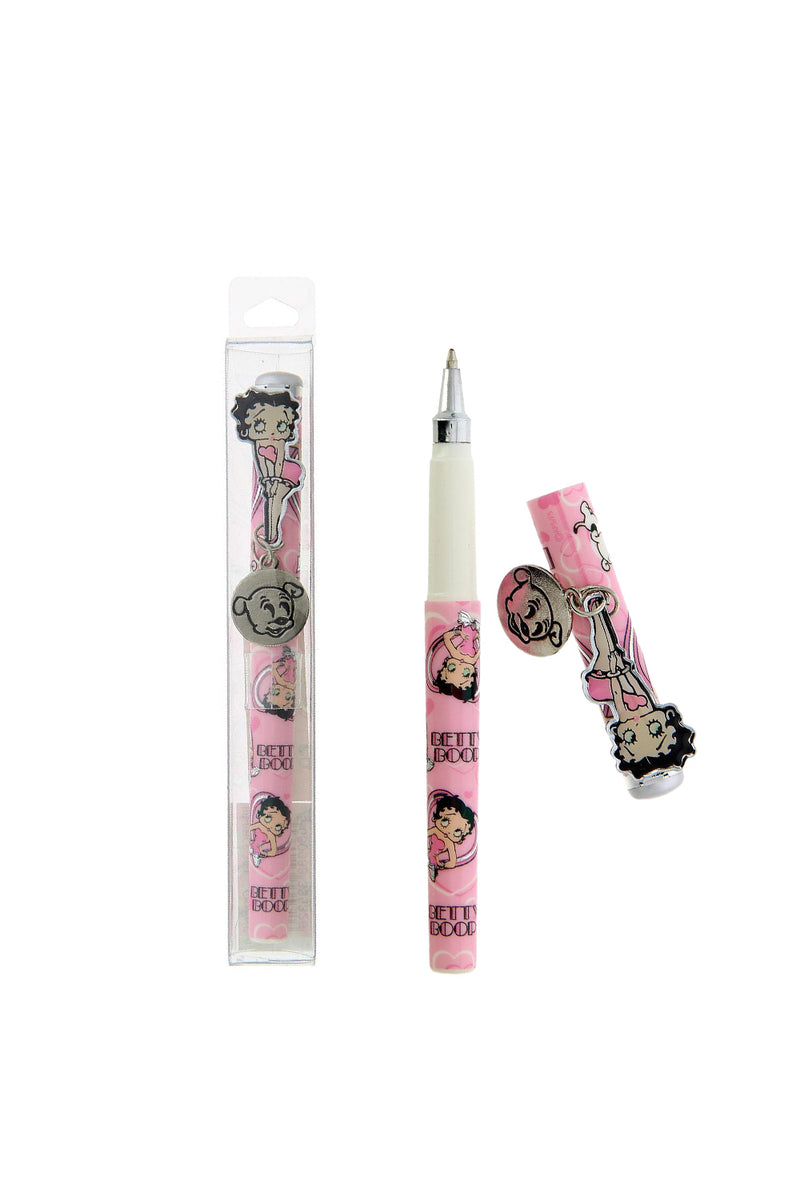 Betty Boop Pink Heart Deluxe Charm Pen
